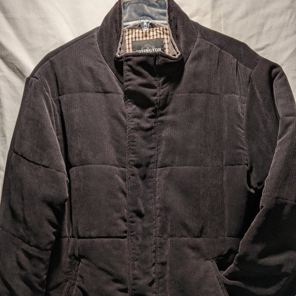 Covington Jackets & Coats Mens Black Corduroy Winter Coat Poshmark